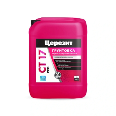 Грунтовка глубокого проникновения Церезит СТ 17 PRO морозостойкая 2,5 л 3046905 Грунтовка глубокого проникновения Церезит СТ 17 PRO морозостойкая 2,5 л 3046905