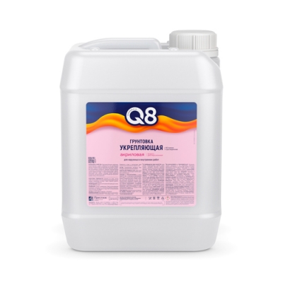 Грунтовка укрепляющая Formula Q8 проникающая, антисептическая 3 л