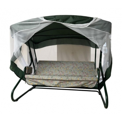 Качели садовые 3-х местные Грация с москитной сеткой арт.GS1444 "Garden story"