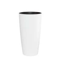 Кашпо "Рондо" 15л (со вставкой) (белый) (уп.1) М8879 г.Октябрьский