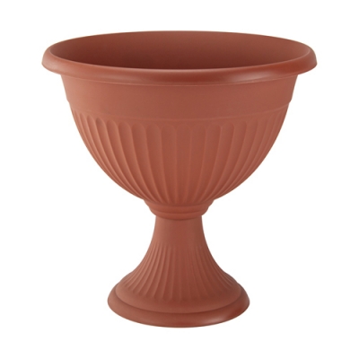 Кашпо-вазон ЛИВИЯ IDEA D370мм 12л низкий терракотовый М3207 Кашпо-вазон ЛИВИЯ IDEA D370мм 12л низкий терракотовый М3207