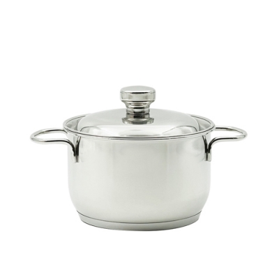 Кастрюля "Традиция" 1,75 л, 160 мм, ТРС, КМ (г.Аша) 3с98