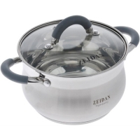 Кастрюля ZEIDAN Z-50251 со стеклянной крышкой - 3,0 л