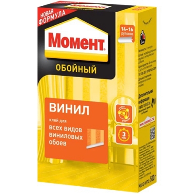 Клей обойный "Момент Виниловый" 200гр.3000886