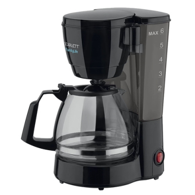 Кофеварка капельная Scarlett SC-CM33018 черный 2-6 чашек, 600W