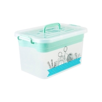 Контейнерр для хранения 10л с вкладышем 355*235*190 "Рукоделие" С81002 "ПБ" г.Москва