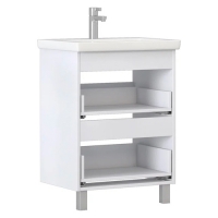 Корпус тумбы Vigo Neo, Finlay, Glem ,Gross 600-0-2 белая (под умывальник Como-60)