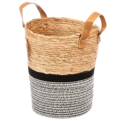 Корзина 26х29 см, круглая, плетеная, хлопок, Y4-7641 (455228) Корзина 26х29 см, круглая, плетеная, хлопок, Y4-7641 (455228)