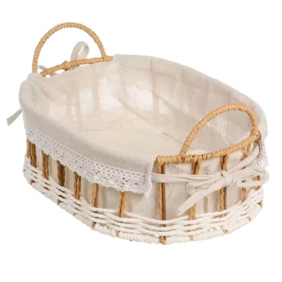 Корзина 31х21х10 см, овальная, плетеная, Y4-9662 (503139)