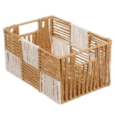 Корзина плетеная, прямоугольная, 31*21*16 см, Y4-9656 (503133) Корзина плетеная, прямоугольная, 31*21*16 см, Y4-9656 (503133)