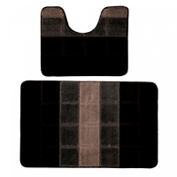 Коврик для в/к DKTX Comfort Quadro из 2 шт 50х80/50х40см 10мм (серый) 1/25