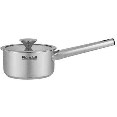 Ковш Rondell Modern RDS-1745 0.9л. d=14см (с крышкой) стальной