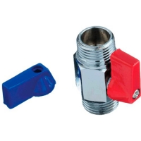 КРАН-МИНИ ШАРОВЫЙ TRM 1/2"*1/2" НАРУЖНАЯ/НАРУЖНАЯ 33801