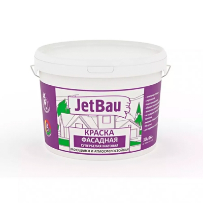 Краска акриловая JetBau PREMIER FASADE-COLOR база С 14 кг Краска акриловая JetBau PREMIER FASADE-COLOR база С 14 кг