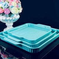 Квадратное блюдо для запекания 35,5см в под.уп.(х12)Фарфор арт.205-851