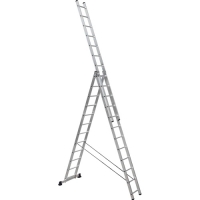Лестница алюминиевая SC 3012 трехсекционная 3*12
