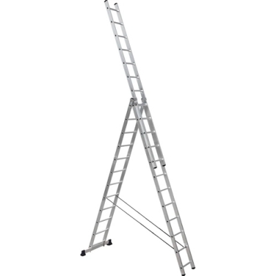 Лестница алюминиевая SC 3012 трехсекционная 3*12