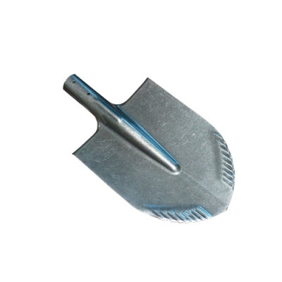 Лопата штыковая S506-11 остроконечная с зубьями, рельсовая сталь (ребро)