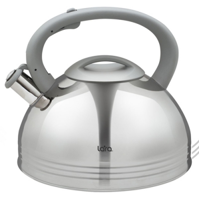 LR00-97 Чайник LARA <5л> индукционное капсулированное дно, свисток с кнопоч. механизм. серая ручка LR00-97 Чайник LARA <5л> индукционное капсулированное дно, свисток с кнопоч. механизм. серая ручка