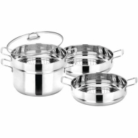 Мантоварка Чудесница МТ-0303 3 сетки (серебристый 9,5 л нержавеющая сталь )