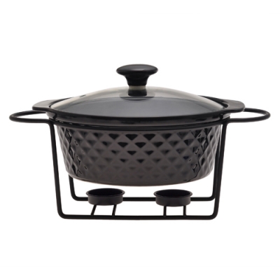 Мармит керамический кргулый 9,5" (6425)