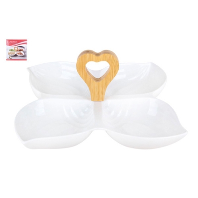 Менажница 4-х секционная 25.5см ZD10728