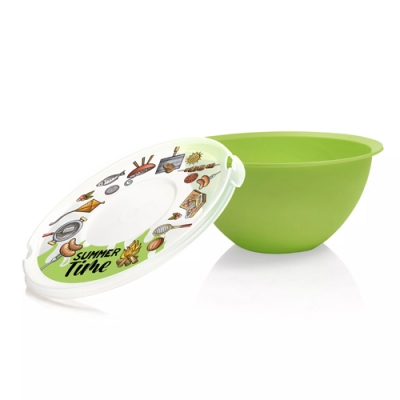 Миска с крышкой Summer time 4л С3570500 Полимербыт