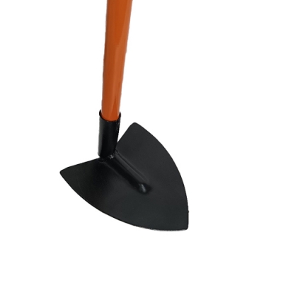 Мотыга остроугольная 160мм "ЛЮКС" с мет черенком и ручкой МО-4 г.Павлово