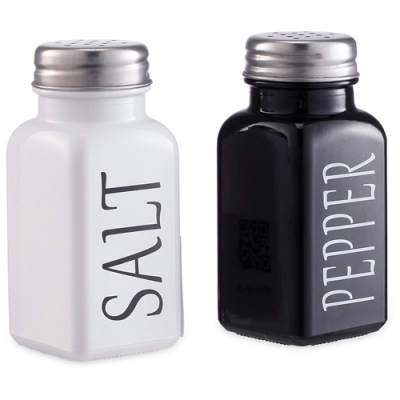 Набор из 2 предметов: солонка+перечница, SPEZIA, объём: по 80 мл, окрашенное стекло арт.109038