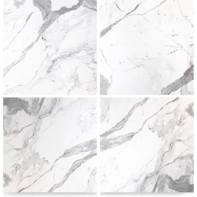 Набор из 4-х панелей 60 х 60 Стильный дом Мрамор каррара серый