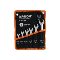Набор ключей рожковых Кратон SWS-06 6 пр.