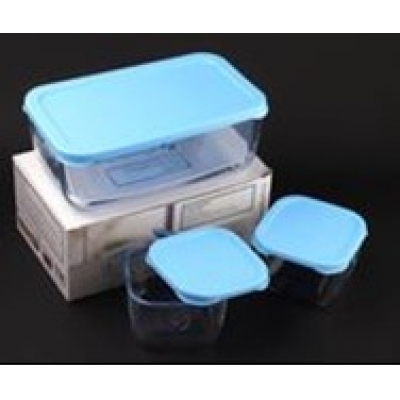Набор контейнеров для пищ. продуктов с/кр (53743+2*53223) голубая арт.96881/1113320