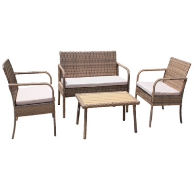 Набор мебели "Лион" коричневый, бежевый арт.SFS011/1