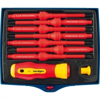 Отвертка диэлектр. до 1000 В, 9 пред. 7 жал, PH + SL + Torx + SP + TW, CrV, 2к рукоятка// Сибртех ар