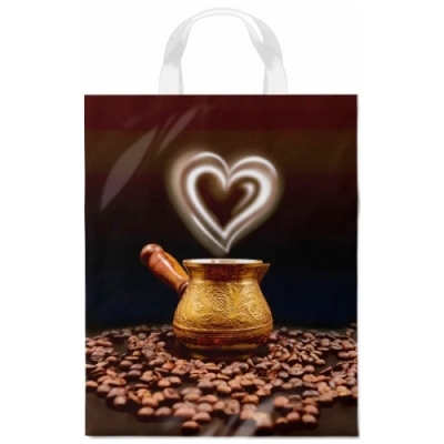 Пакет с петлевой ручкой 28x35 (55) Интерпак (Мгновение) (х25/500) ПТЛ63435