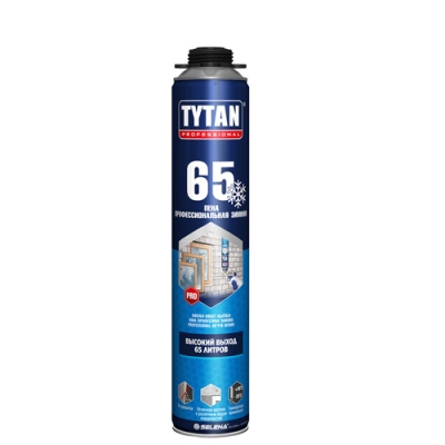 Пена профессиональная Tytan Professional 65 зимняя 750 мл. (-20С) Пена профессиональная Tytan Professional 65 зимняя 750 мл. (-20С)