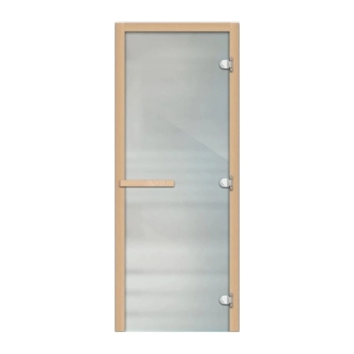 ДВЕРЬ КАЛЕНОЕ СТЕКЛО 1900х680 (сатин) 8мм