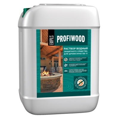 Раствор водный защитного средства для древесины 2 гр ББ-11 PROFIWOOD 5 кг
