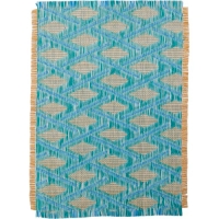 Сервировочная салфетка плетеная ETHNOSTYLE, голубая 45х30см арт.DMP09 Сервировочная салфетка плетеная ETHNOSTYLE, голубая 45х30см арт.DMP09