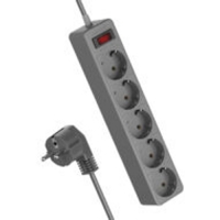 Сетевой фильтр КОСМОС 5м 5 гнезд, пвс 3х0,75мм2, серый FKsm5m-5g(G)