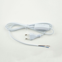 Сетевой шнур с вилкой и выкл. 2А, 500Вт, 1,7м. Бел..ТМ UnielUCX-C10/02A-170 WHITE UL-00004428