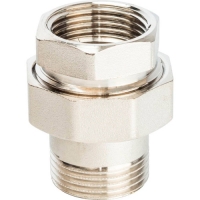 SFT-0041-000001 STOUT Разъемное соединение американка ВН никелированное SFT-0041-000001 STOUT Разъемное соединение американка ВН никелированное