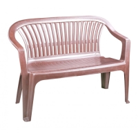 Скамейка со спинкой "Престиж" (115х60х81)(тем.корич.)(уп.2) М5932 г.Октябрьский