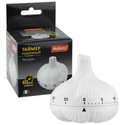 Таймер кухонный "Чеснок", 7,2*7,2 см арт.109125
