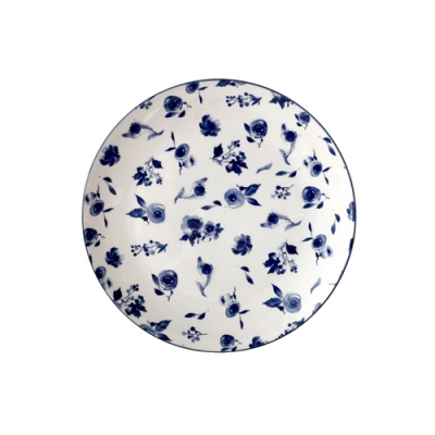 Тарелка обеденная 24см 2, Blue calico WQ2401-95P Тарелка обеденная 24см 2, Blue calico WQ2401-95P