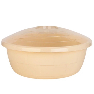 Таз Ханпласт 10л. с крышкой, пищевой Таз Ханпласт 10л. с крышкой, пищевой