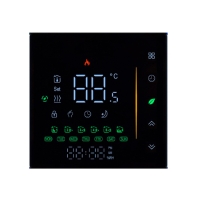 Терморегулятор Warmlife WL-007GB черный WIFI прогр.сенсорный (до 3,5 кВт) встраиваемый