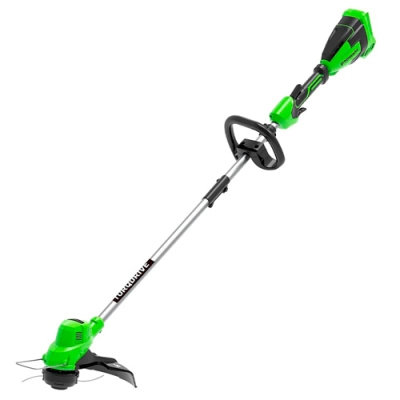 Триммер аккумуляторный Greenworks GD40LT, 40V 38 см, с 1хАКБ 4 Ач и ЗУ (2112207UB)