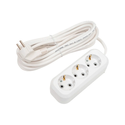 Удлинитель "UNIVersal" Е-303А ПВС 3*1,5 3гн. с/з 5м (еврослот)