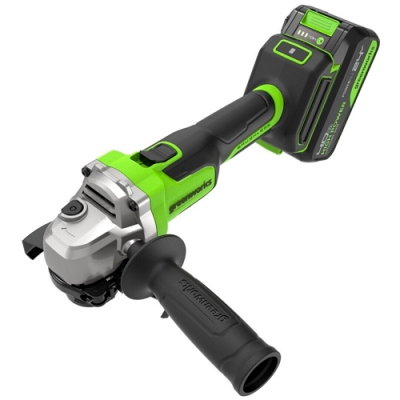 Угловая шлифовальная машина AG590б/щет,125 мм,8500 об/мин,Anti-Kickback,1х4Ач ,ЗУ,кор (3201007CUB)